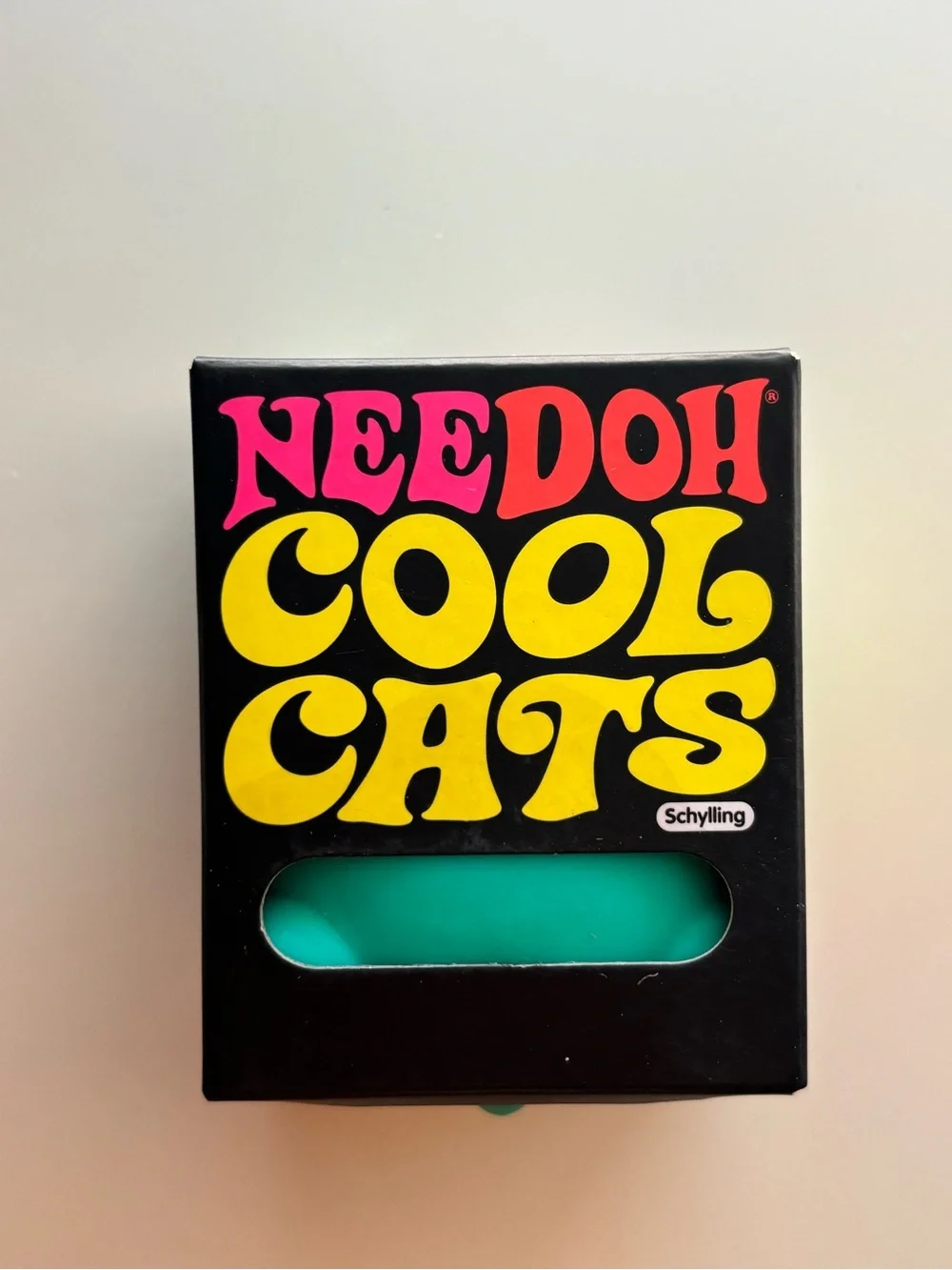 NeeDoh Cool Cats Teal Stress Toy - Teal